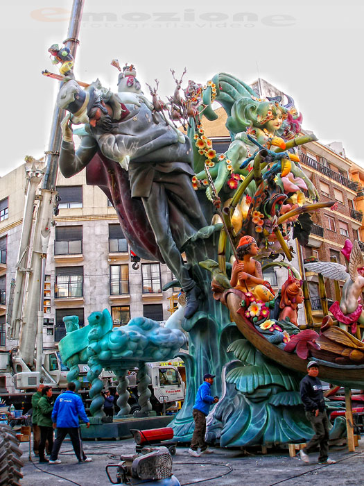 Montaje Falla c/ Convento Jerusalem
