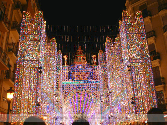 Iluminación c/ Cuba - Literato Azorín